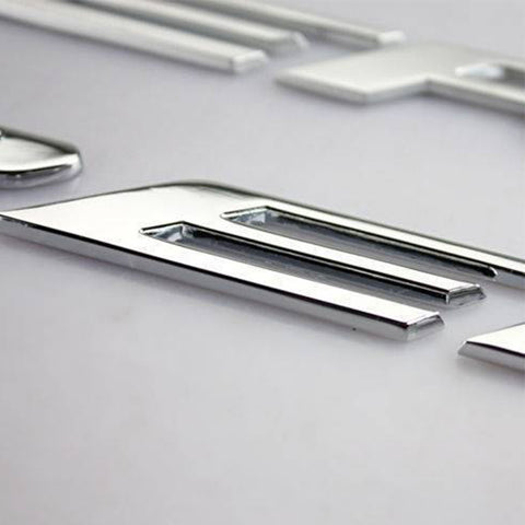 EXPLORER Emblem Decal Sticker Front Hood Rear Trunk Badge For Ford Matte Silver Chrome/Matte Black/Silver