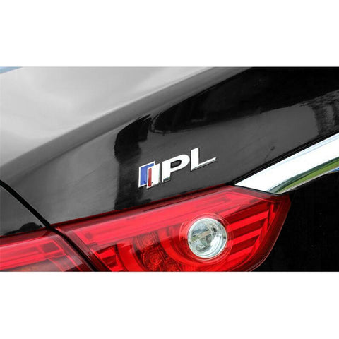 1pcs IPL Performance Logo Letter Emblem Metal Car Sticker for Infiniti Q50 2014-2017