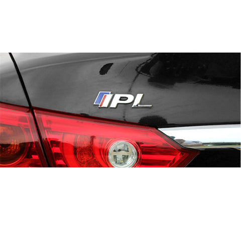 1pcs IPL Performance Logo Letter Emblem Metal Car Sticker for Infiniti Q50 2014-2017