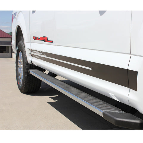 2X Black White \ Black \ Red \ Black Red 6.2L Side Door/Fender Chrome Alloy Metal Badge Emblems For Ford F-150 F-250 F-350 F-450 Raptor Trucks