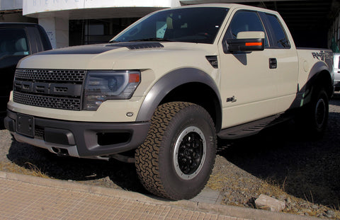 2X Black White \ Black \ Red \ Black Red 6.2L Side Door/Fender Chrome Alloy Metal Badge Emblems For Ford F-150 F-250 F-350 F-450 Raptor Trucks