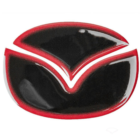 1x Mazda ATENZA CX-4 Axela CX-5 Blue\Red 3D Trunk Emblem Insert Decal Sticker