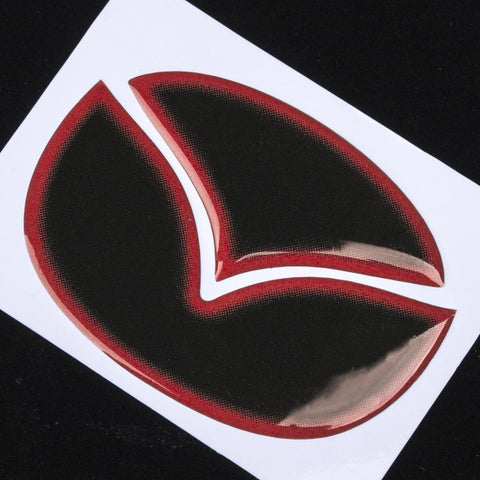 1x Mazda ATENZA CX-4 Axela CX-5 Blue\Red 3D Trunk Emblem Insert Decal Sticker