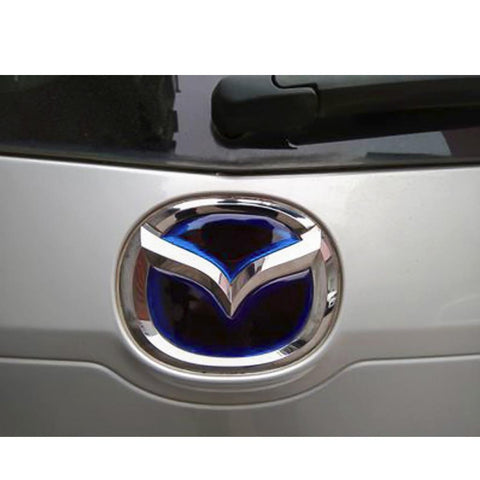 1x Mazda ATENZA CX-4 Axela CX-5 Blue\Red 3D Trunk Emblem Insert Decal Sticker