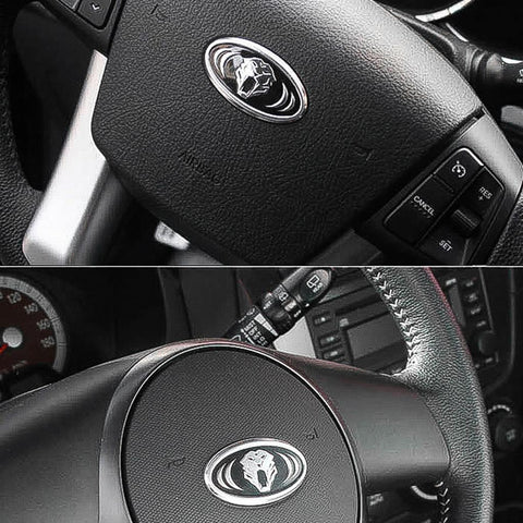 7Pcs 3D K5 Tigris Emblem Set (Grille Trunk Steering Wheel 4 Rims) For Kia Optima 2011-2014