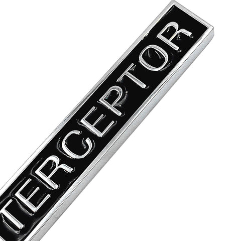 Police Interceptor Badge Metal Rear Side Emblem for Ford Explorer Crown Victoria