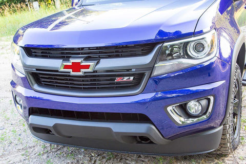 2X Black \ Red Z-71 Front Badge Emblem w/Grille Mount Insert Bracket For Chevrolet Avalanche Silverado Colorado Tahoe Suburban, etc