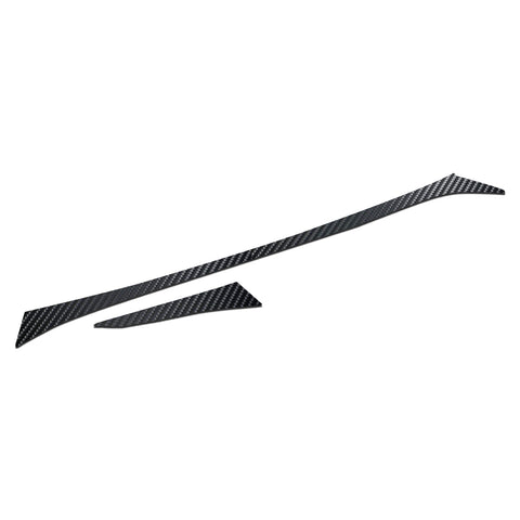 Left+Passenger Side Dashboard Trim Decal Carbon Fiber For Infiniti Q50 Q60 14-23