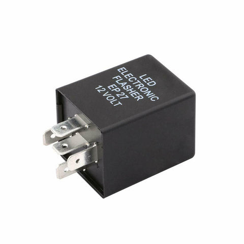 5-Pin EP27 FL27 LED Flasher Relay Decoder 12V Fix Turn Signal Hyper Flash issue