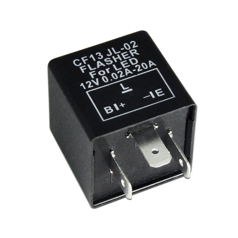 3-Pin CF-13 CF13 EP34 Electronic Flasher Relay Fix Compatible With LED Turn Signal Light Bulbs