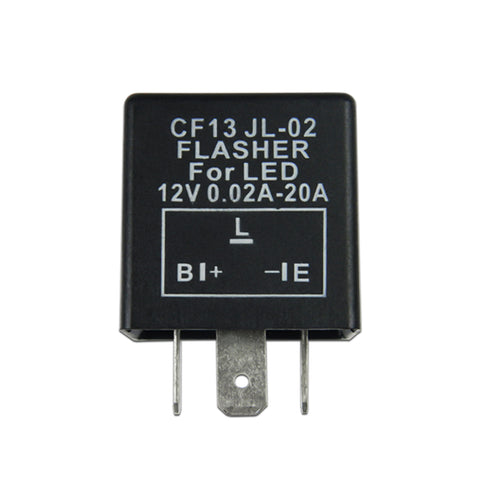 3-Pin CF-13 CF13 EP34 Electronic Flasher Relay Fix Compatible With LED Turn Signal Light Bulbs