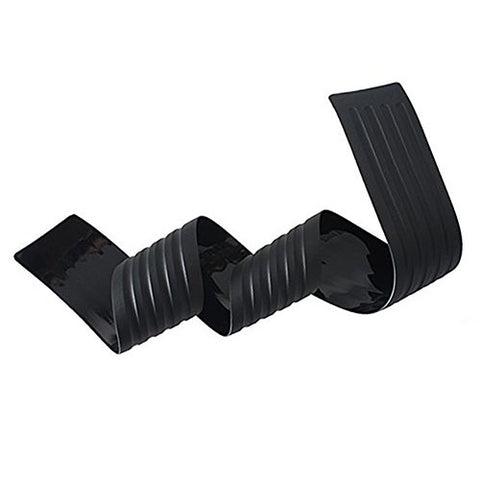 Black Flexible Rubber Trunk Door Entry / Rear Bumper Guard for Most Cars 36 Inches