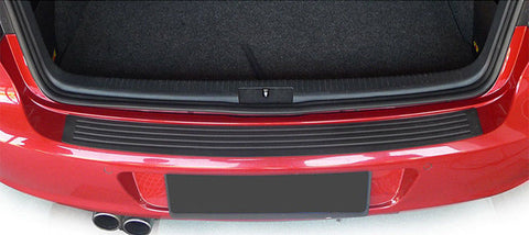Black Flexible Rubber Trunk Door Entry / Rear Bumper Guard for Most Cars 36 Inches