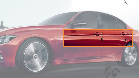 M Performance Strips Carbon Car Side Door Edge Guard Protection Stickers fit BMW (two styles)