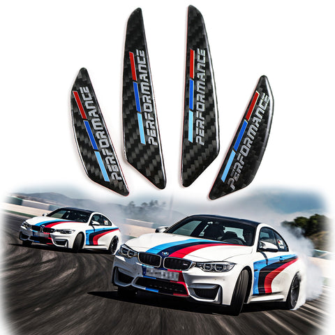 M Performance Strips Carbon Car Side Door Edge Guard Protection Stickers fit BMW (two styles)