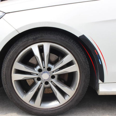 M Color Sporty Soft Fender Flare Arch Wheel Eyebrow Protector Strip For BMW