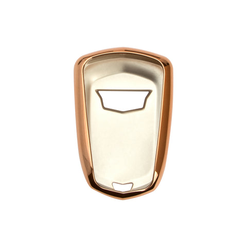 Blue TPU Remote Smart Keyless Key Cover Shell Case For Cadillac ATS CT6 XT5 Escalade