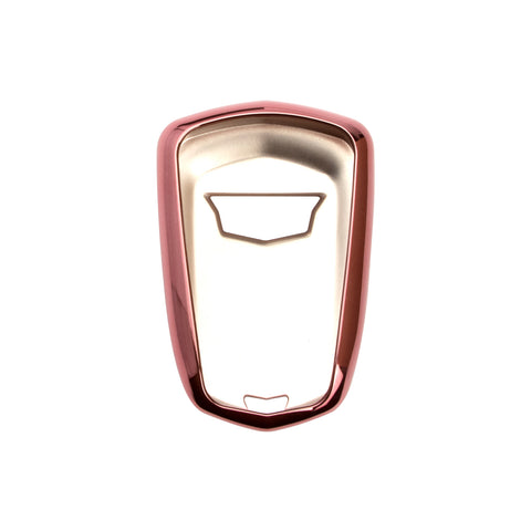 Blue TPU Remote Smart Keyless Key Cover Shell Case For Cadillac ATS CT6 XT5 Escalade