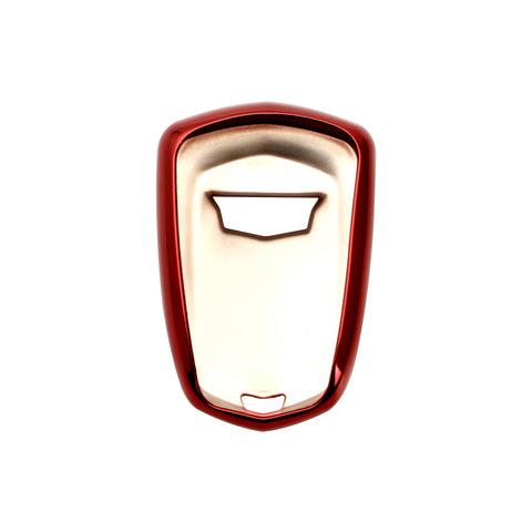 Blue TPU Remote Smart Keyless Key Cover Shell Case For Cadillac ATS CT6 XT5 Escalade