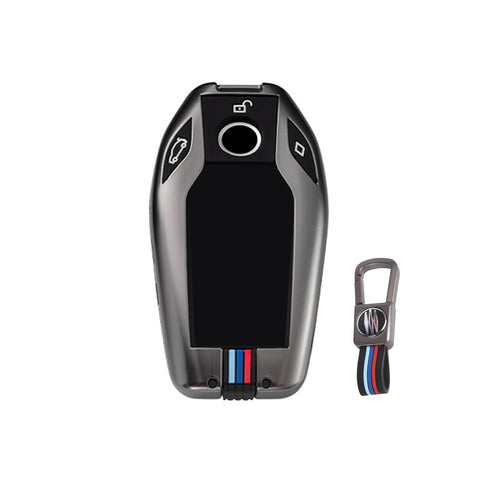 Carbon Fiber Style Silicone Key Fob Cover Protective Case for BMW 1 3 5 6 Series X5 X6 Z4