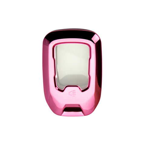 Blue TPU Remote Key Fob Cover Case w/Face Panel Compatible with GMC Sierra Yukon Canyon Cadillac or Chevrolet Silverado 1500 2500HD 3500HD Colorado (Fit the 4/5/6 button)