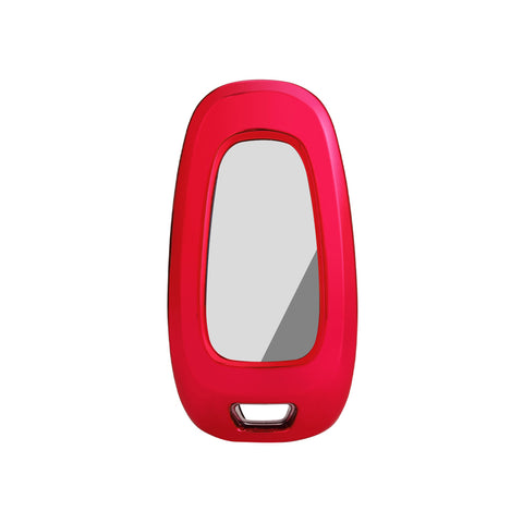 Matte Carbon Fiber Finish Full Sealed Key Fob Shell Case Protective Hard Cover for Hyundai Accent Santa Fe Elantra Tucson 3-Button Key