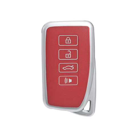 Carbon Fiber Soft Silicone Key Fob Case Cover Protector for Lexus IS ES GS LS CT LX GX RX