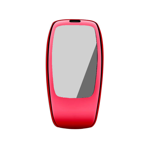 For Mercedes Benz Key Fob Cover, Soft TPU Key Shell Case Protector Compatible with Mercedes Benz C E S M CLS CLK G Class Keyless Entry Smart Remote Key, Black