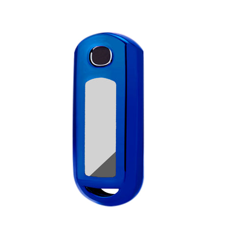 TPU Key Fob Cover Case Key Protective Shell for Mazda 2 3 5 6 8 CX3 CX5 CX7 CX9 MX5 Smart Remote Key 2/3/4-Button, Blue