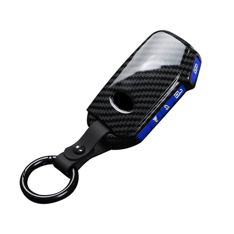 Carbon Fiber Texture Full Protect Remote Key Fob Cover For Kia Sorento 2018-22