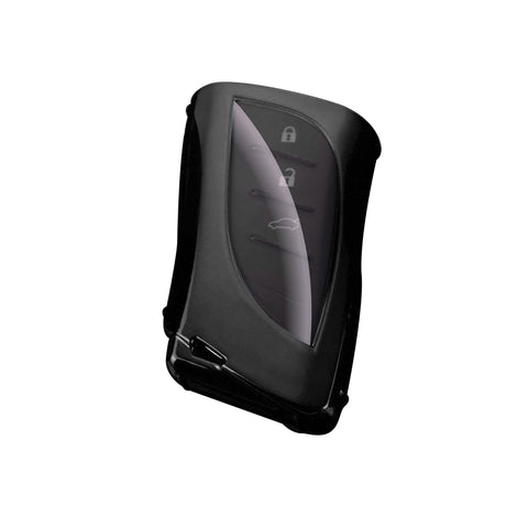 Black TPU Full Protect Remote Control Key Fob Cover For Lexus ES350 2018-2022