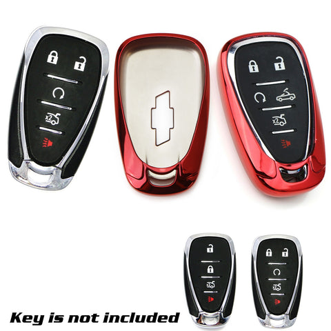 1X Keyless Remote Soft TPU Key Fob Cover Case For Chevy Camaro Malibu Cruze Spark Volt Bolt