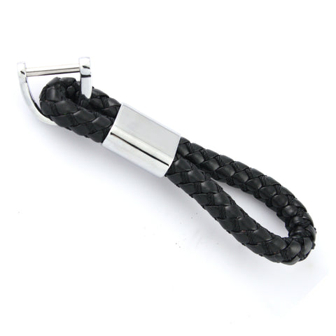 1x Glossy Gold TPU Smart Key Remote Keyless FOB Shell Case W/ Braided Keychain For Jeep Dodge Chrysler