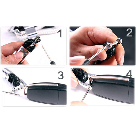 Glossy Black TPU Smart Key Remote Keyless FOB Shell Case W/ Keychain For Jeep Dodge Chrysler