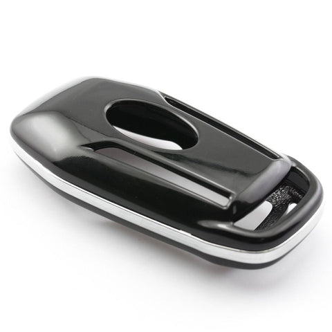 Glossy Black Key Fob Shell Cover For 2015-up Ford Mustang 2013-up Lincoln MKZ Intelligent Access Smart Key