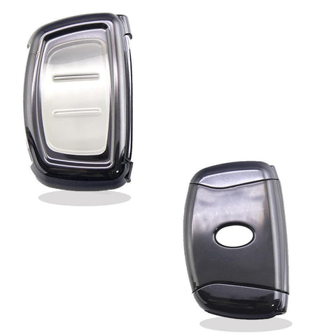 Full Cover Sport Black \ Silver \ Blue \ Red \ Gold \ Rose Gold TPU Key Fob Case For Hyundai Accent Santa Fe Elantra Tucson