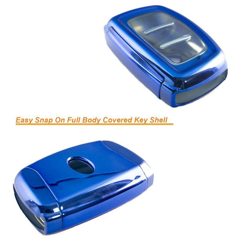 Full Cover Sport Black \ Silver \ Blue \ Red \ Gold \ Rose Gold TPU Key Fob Case For Hyundai Accent Santa Fe Elantra Tucson