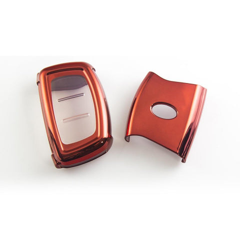 Full Cover Sport Black \ Silver \ Blue \ Red \ Gold \ Rose Gold TPU Key Fob Case For Hyundai Accent Santa Fe Elantra Tucson