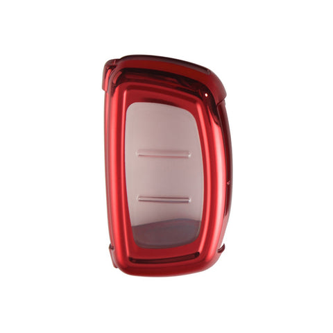 Matte Carbon Fiber Finish Full Sealed Key Fob Shell Case Protective Hard Cover for Hyundai Accent Santa Fe Elantra Tucson 3-Button Key