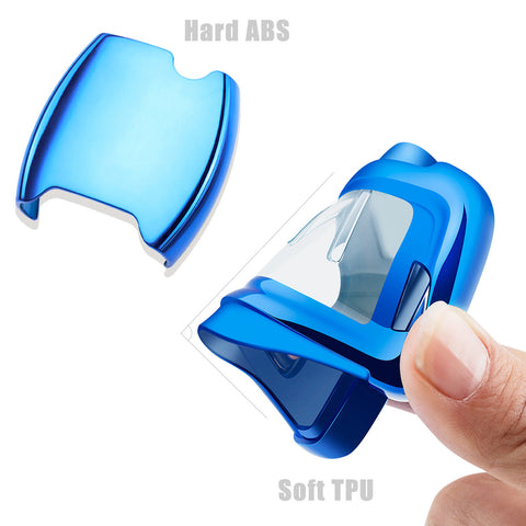 Full Protection TPU Smart Key Cover FOB for Mercedes Benz A E C S G Class - Black \ Silver \ Blue \ Red \ Gold \ Rose Gold