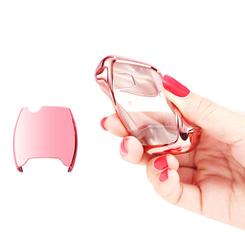 Full Protection TPU Smart Key Cover FOB for Mercedes Benz A E C S G Class - Black \ Silver \ Blue \ Red \ Gold \ Rose Gold