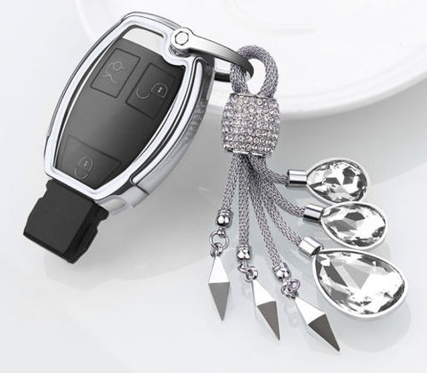 Full Protection TPU Smart Key Cover FOB for Mercedes Benz A E C S G Class - Black \ Silver \ Blue \ Red \ Gold \ Rose Gold