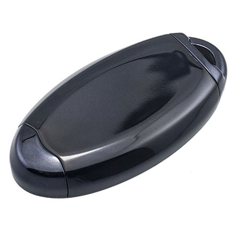 Xotic Tech Black TPU Key Fob Shell Full Cover Case w/ Black Keychain, Compatible with Nissan J10 J11 Note Micra X-Trail T31 T32 Kicks Tiida Infiniti QX80 QX70 QX50 Q50 Q60 Smart Keyless Entry Key