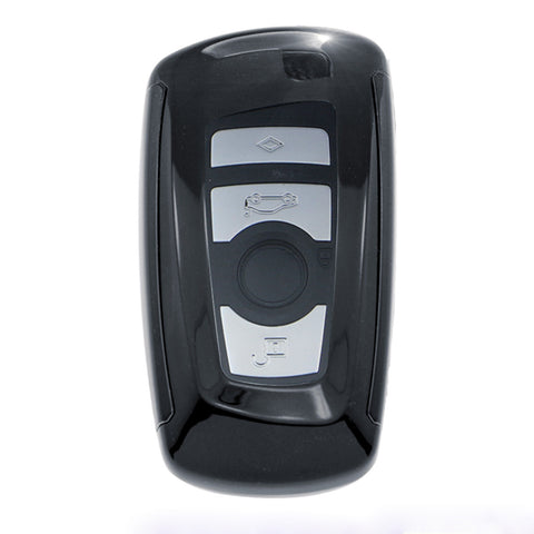 Glossy Rose Gold TPU Hard ABS Full Sealed Keyshell Cover Protect Buttons Fit BMW 1 3 5 7 Series X3 X5