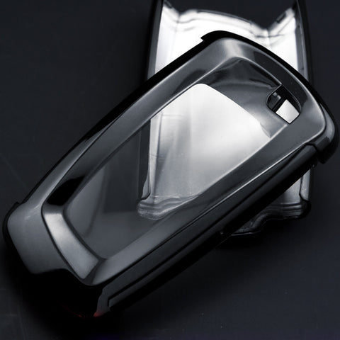 Glossy Rose Gold TPU Hard ABS Full Sealed Keyshell Cover Protect Buttons Fit BMW 1 3 5 7 Series X3 X5