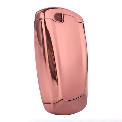 Glossy Rose Gold TPU Hard ABS Full Sealed Keyshell Cover Protect Buttons Fit BMW 1 3 5 7 Series X3 X5