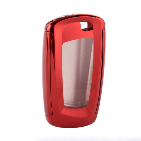 Glossy Rose Gold TPU Hard ABS Full Sealed Keyshell Cover Protect Buttons Fit BMW 1 3 5 7 Series X3 X5