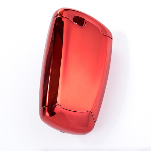 Glossy Rose Gold TPU Hard ABS Full Sealed Keyshell Cover Protect Buttons Fit BMW 1 3 5 7 Series X3 X5