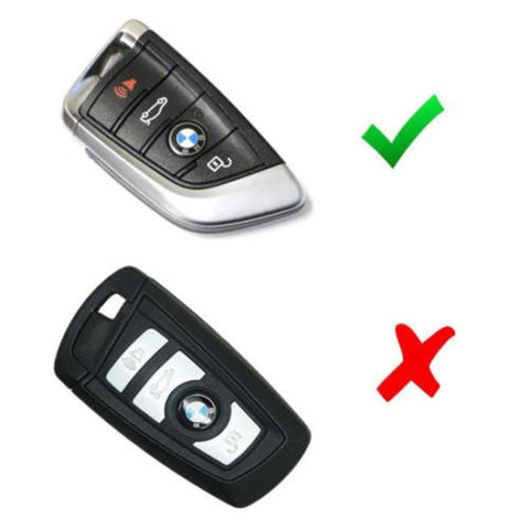 Black Silicone Key Fob Case For BMW X1 X5 X6 5 Series 7 Series Knife Shape Key
