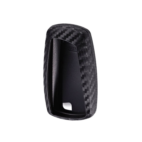 Carbon Fiber Style Smart Keyless Remote Key Fob Case Cover for BMW 1 2 5 7 M Series, Fit BMW X1 X3 X4 X5 X6 X7